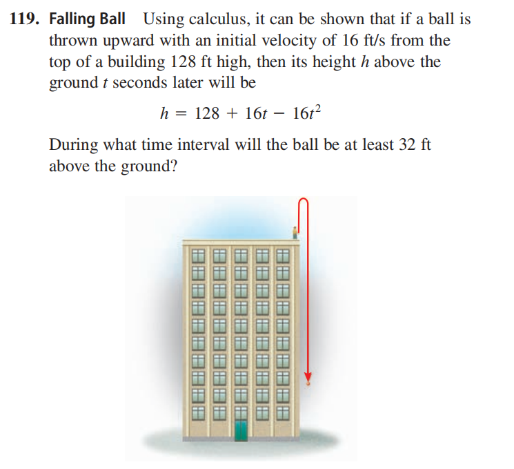 119. Falling Ball Using calculus, it can be shown ...