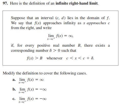 97. Here is the definition of an infinite right-h...
