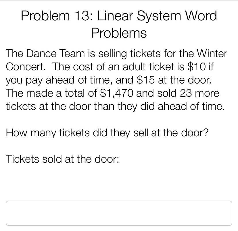 The Dance Team is selling tickets for the Winter C...