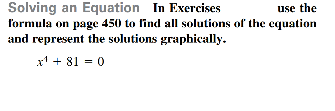 Solving an Equation                 In Exercises  ...