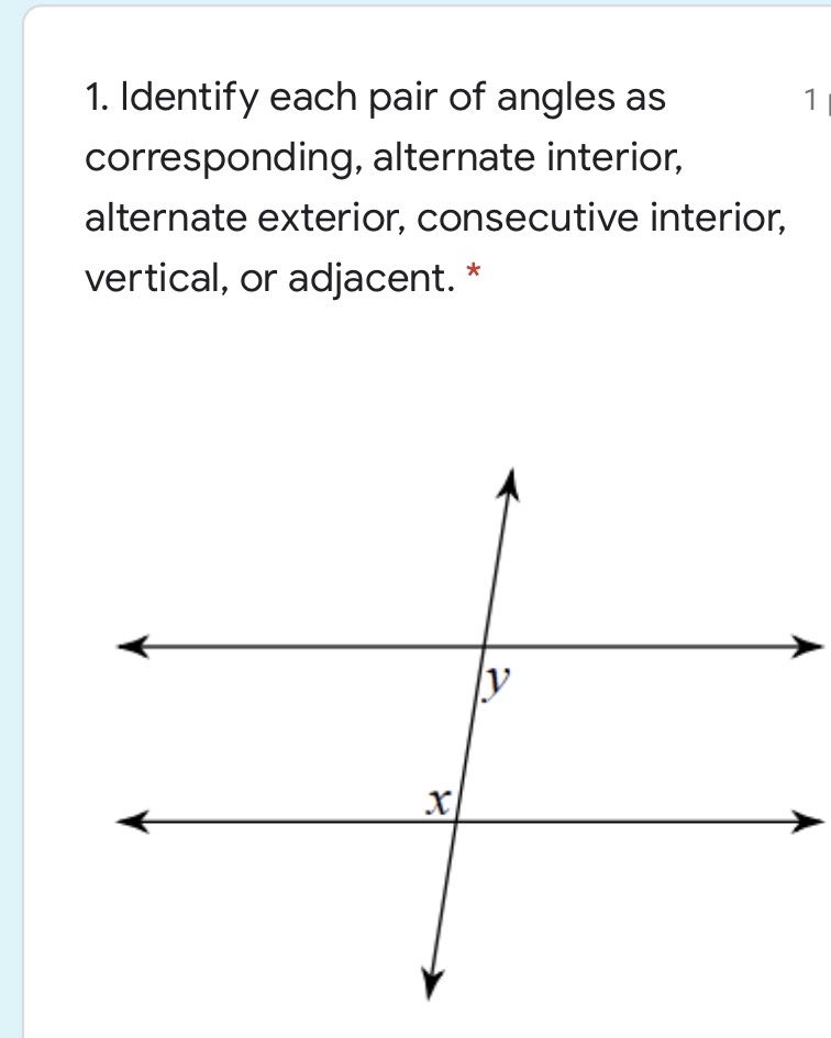 1. Identify Each Pair Of Angles As Corresponding, ... - CameraMath