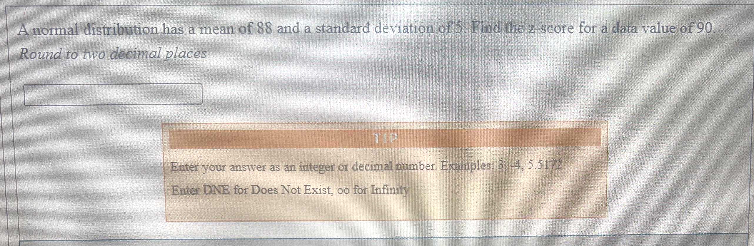 a-normal-distribution-has-a-mean-of-88-and-a-cameramath