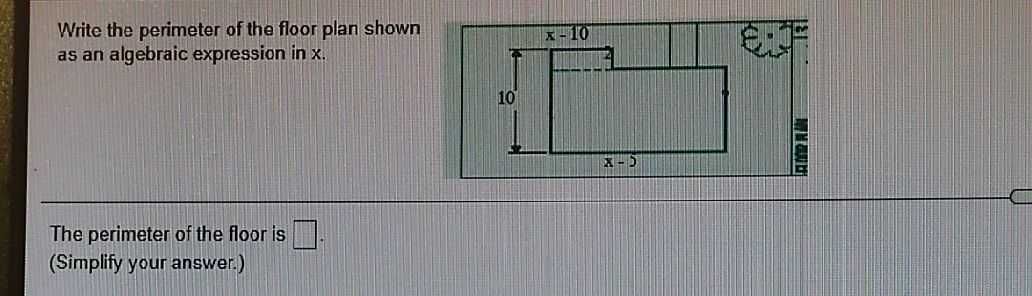 write-the-perimeter-of-the-floor-plan-shown-as-an-cameramath