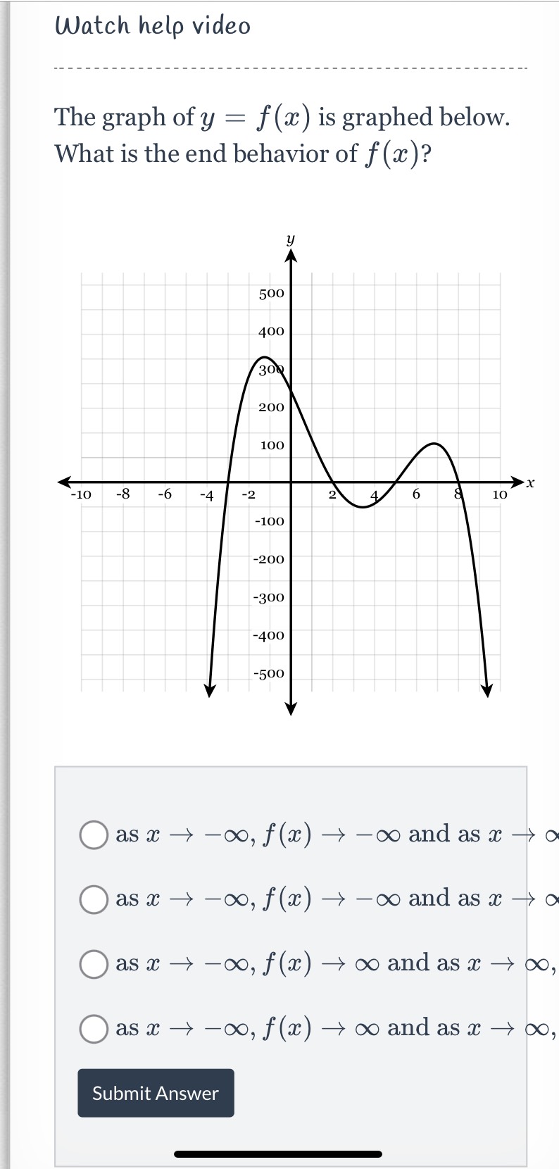 the-graph-of-y-f-x-is-graphed-below-w-cameramath