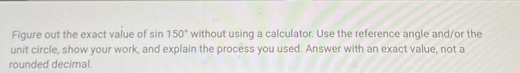 figure-out-the-exact-value-of-sin-150-cir-cameramath