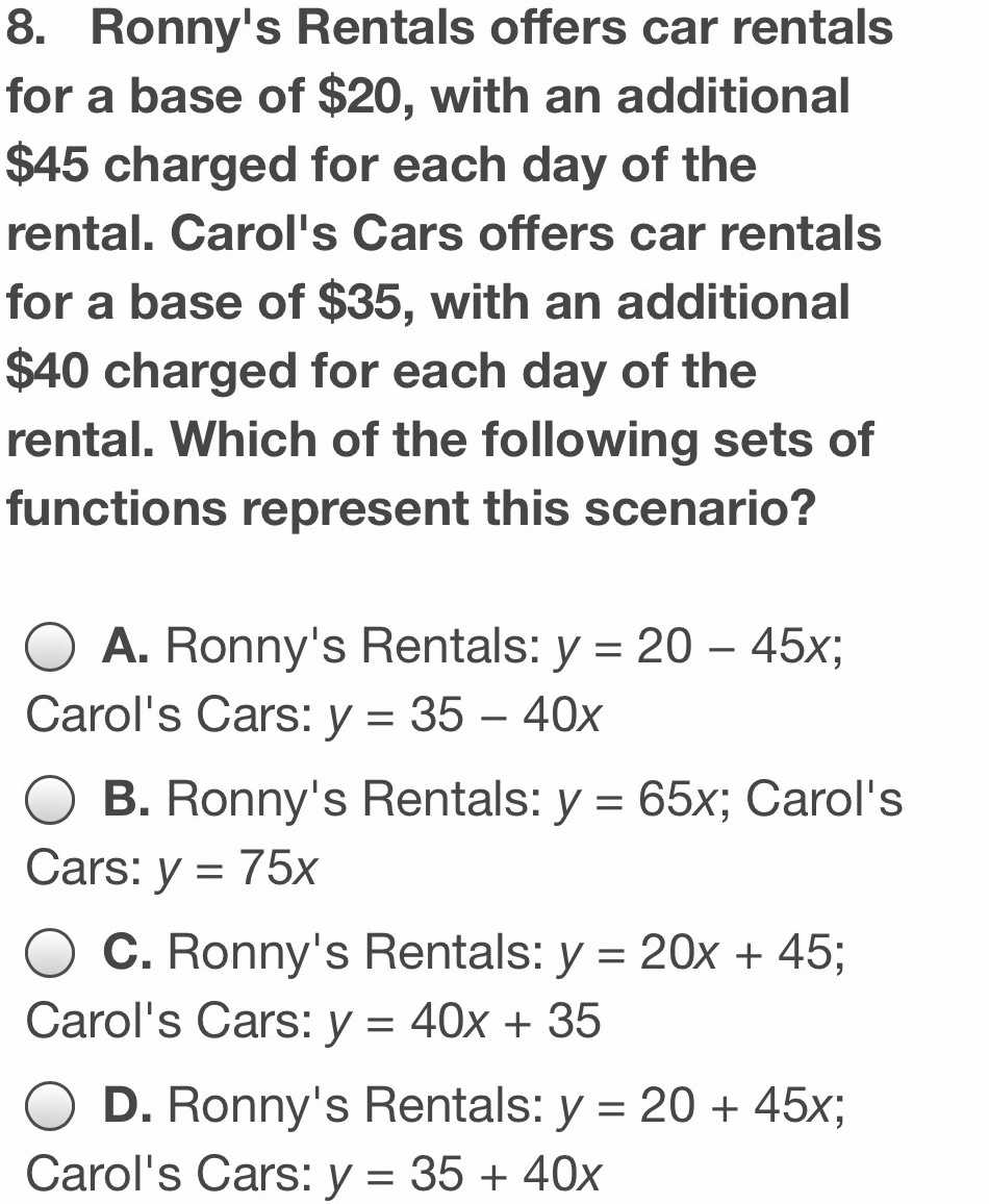8. Ronny's Rentals offers car rentals for a base o...