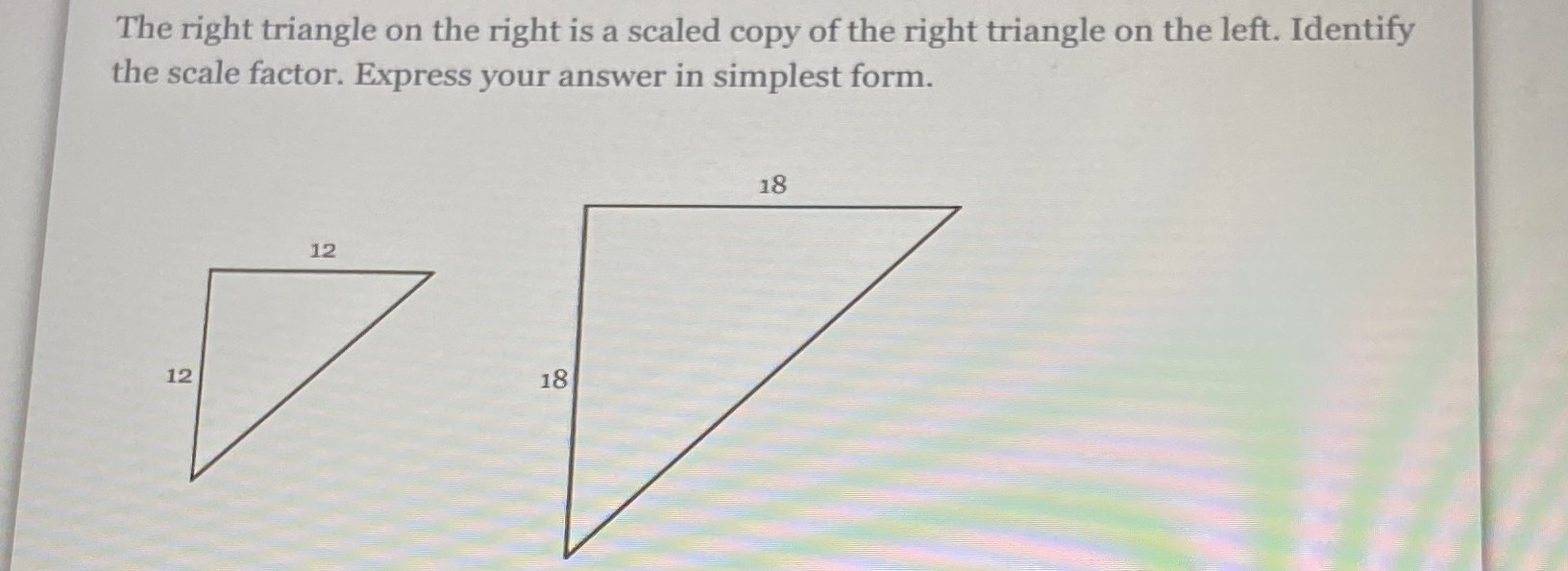The right triangle on the right is a scaled copy o... CameraMath
