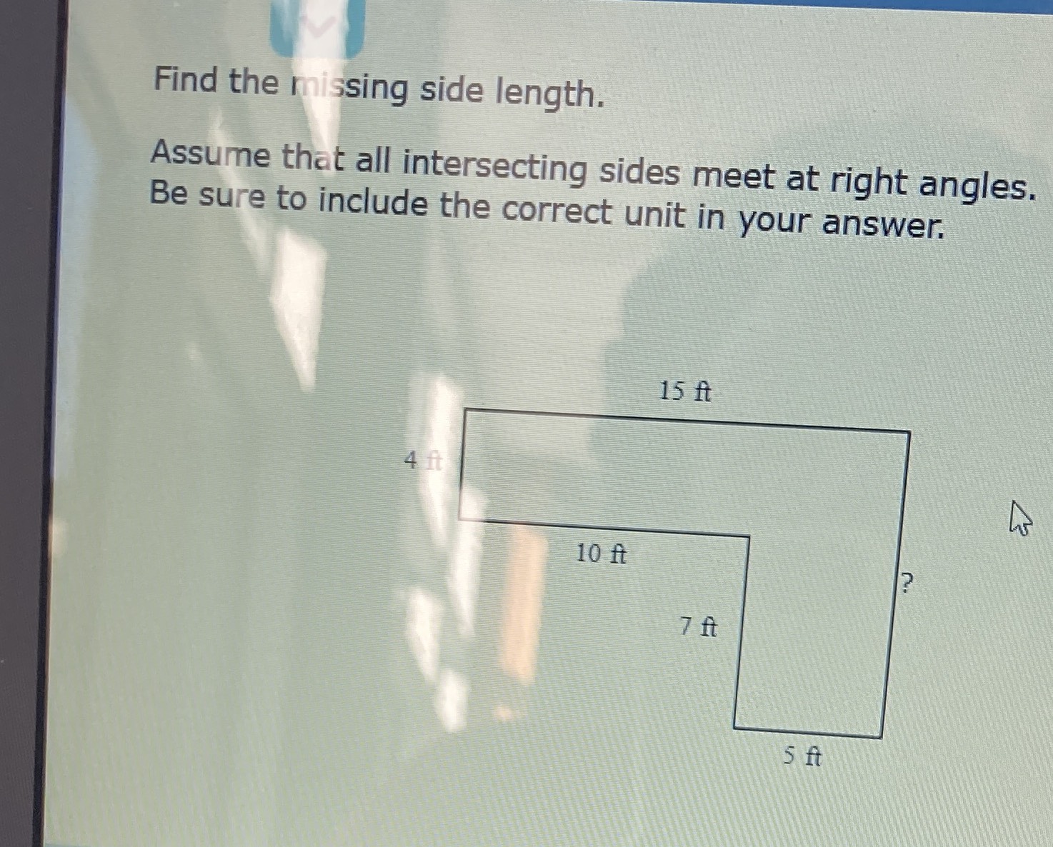 find-the-missing-side-length-assume-that-all-inte-cameramath