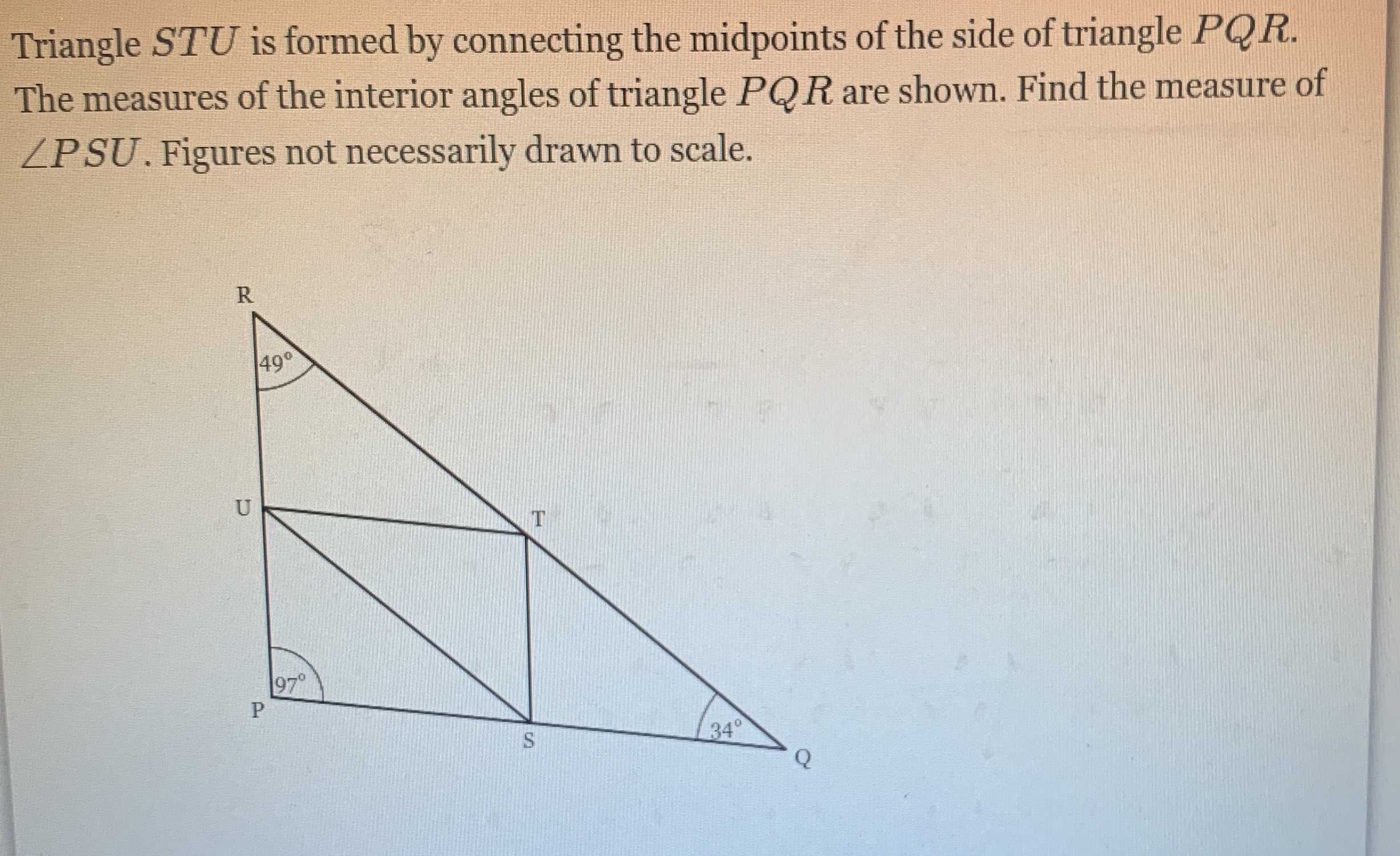 Solved Triangle Def Is Formed By Connecting The Midpo 4750