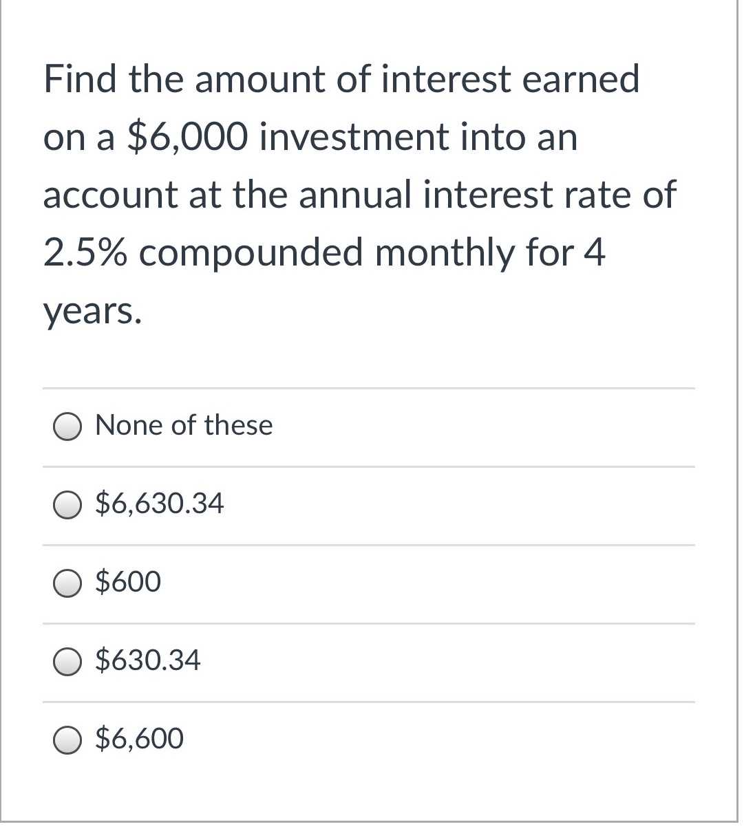 find-the-amount-of-interest-earned-on-a-6-00-cameramath