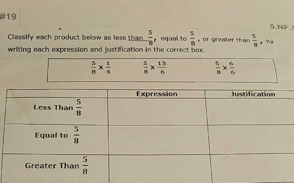 classify-each-product-below-as-less-than-frac-cameramath