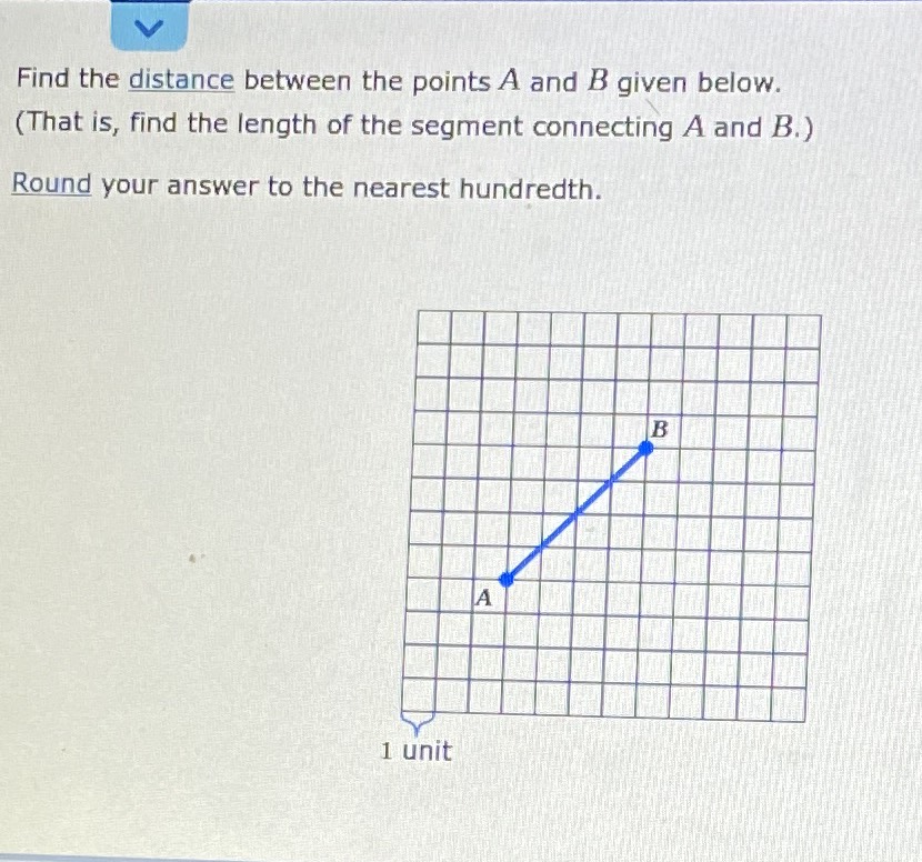 Find the distance between the points \( A \) and \... CameraMath