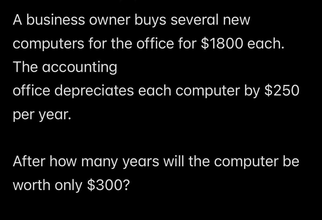 A business owner buys several new computers for th...