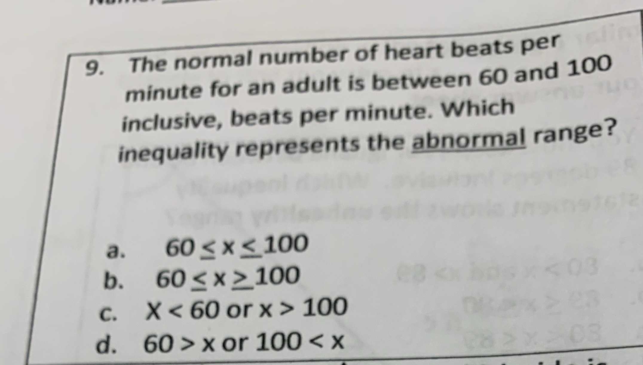 the-normal-number-of-heart-beats-per-minute-for-an-cameramath