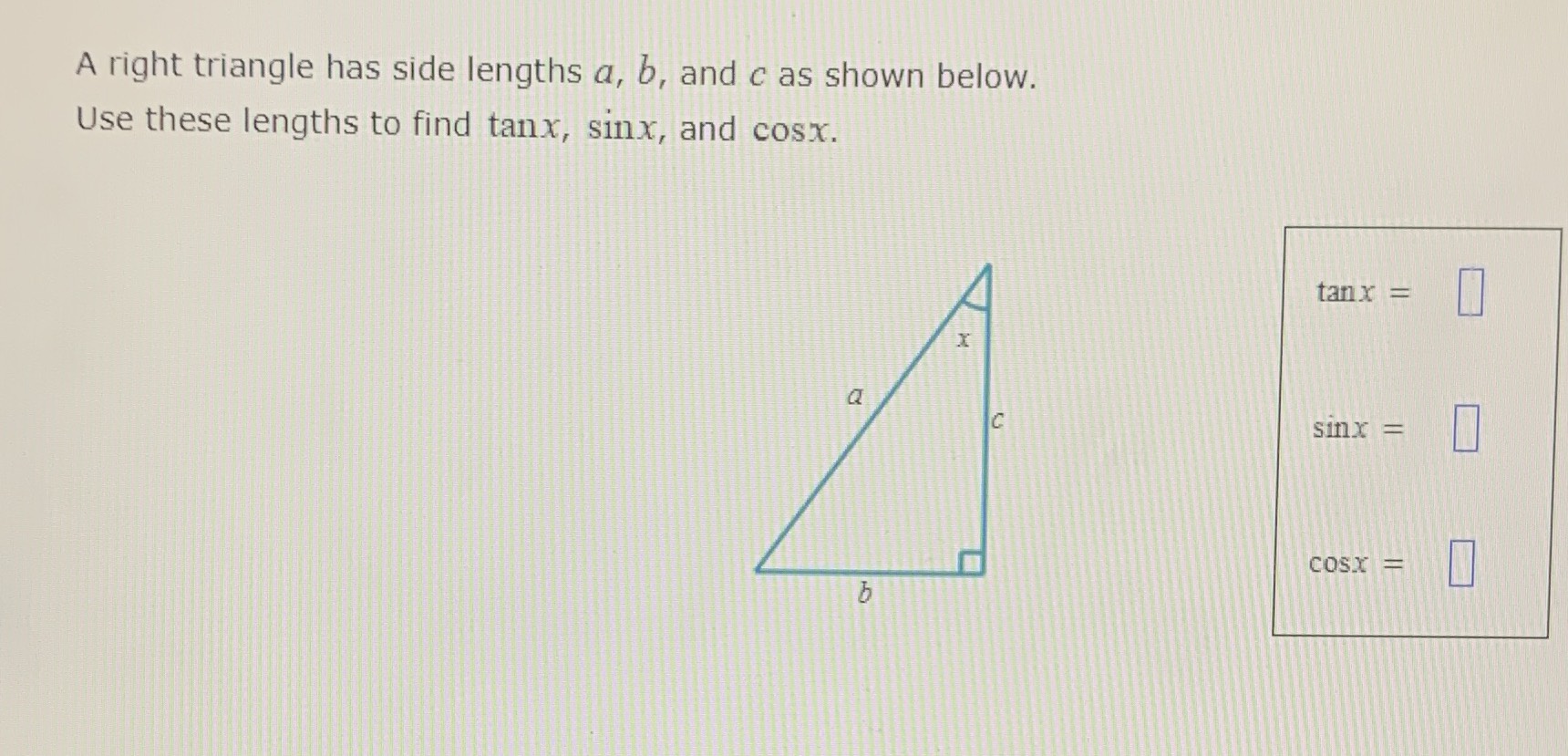 A Right Triangle Has Side Lengths A B An Cameramath 7686