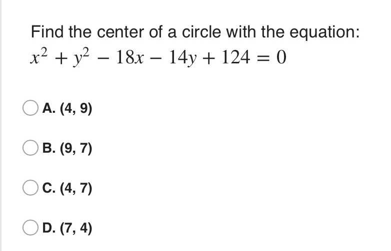 find-the-center-of-a-circle-with-the-equation-cameramath