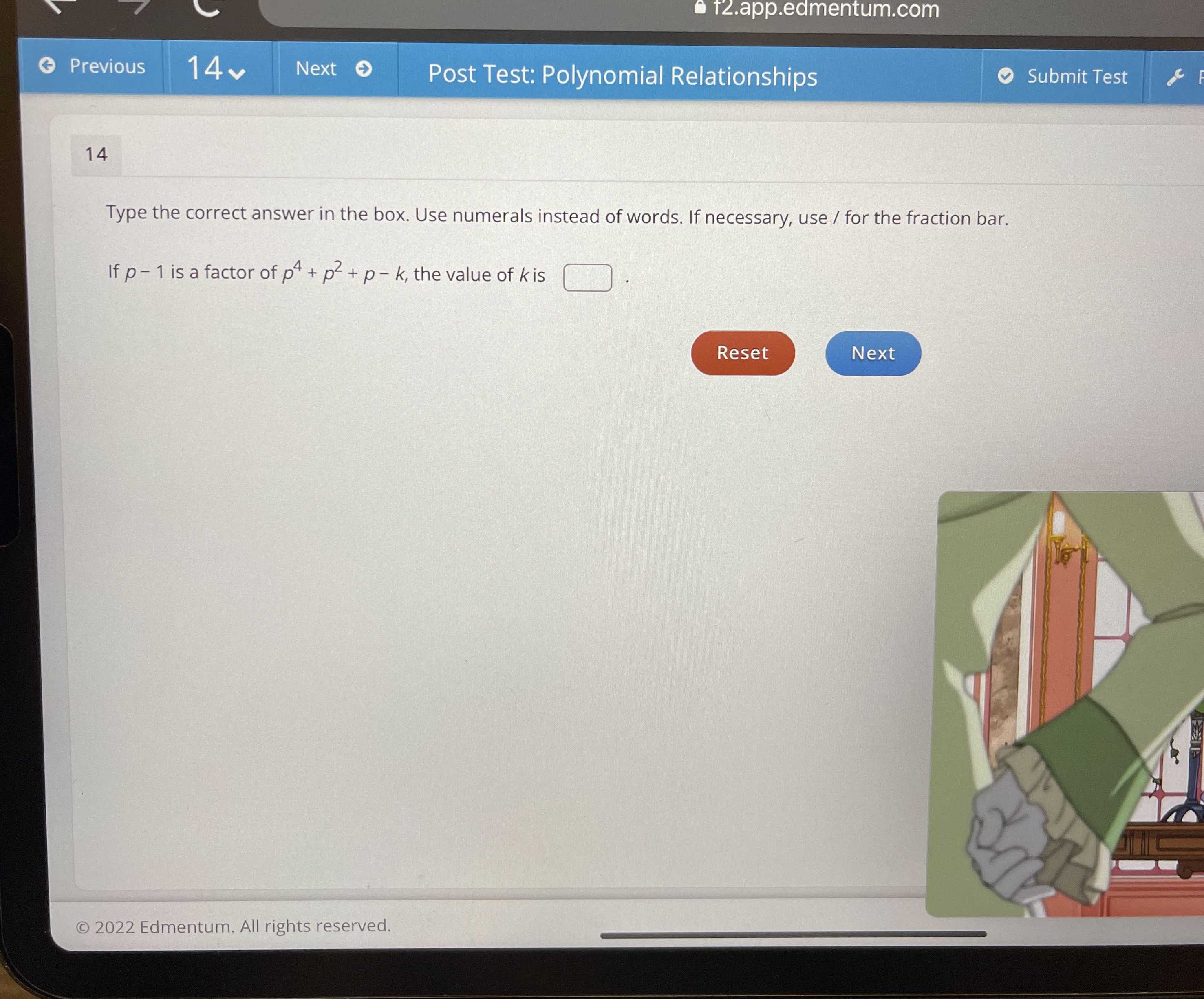 Type the correct answer in the box use numerals i cameramath