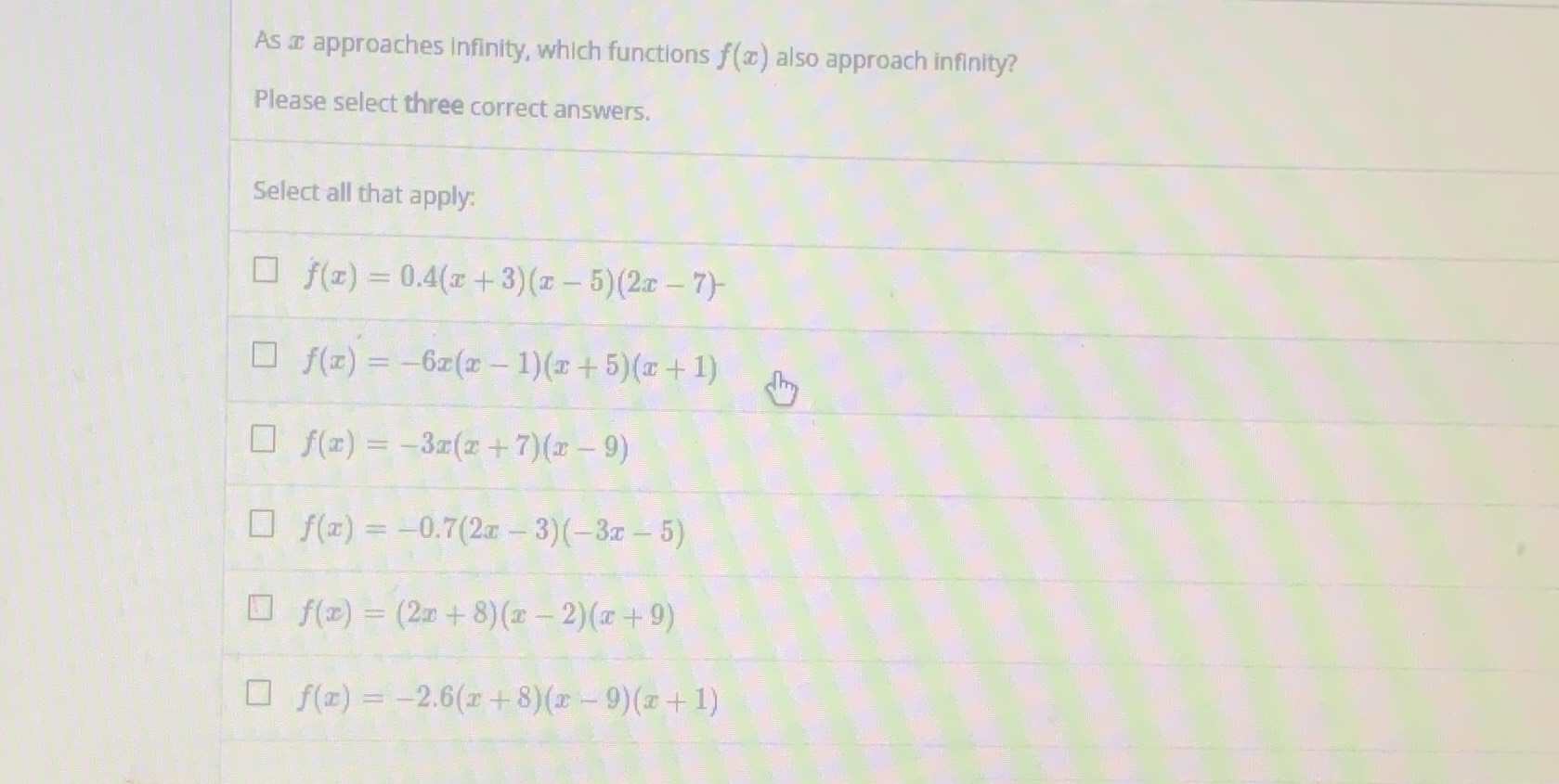 as-x-approaches-infinity-which-functions-cameramath