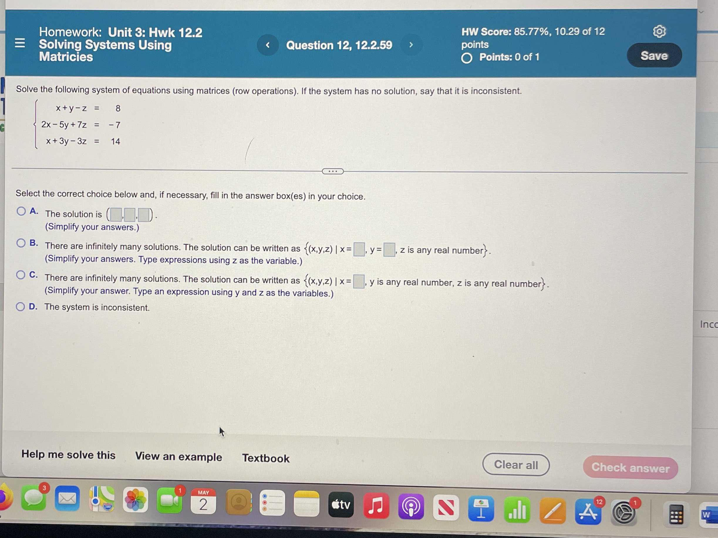 solve-the-following-system-of-equations-using-matr-cameramath