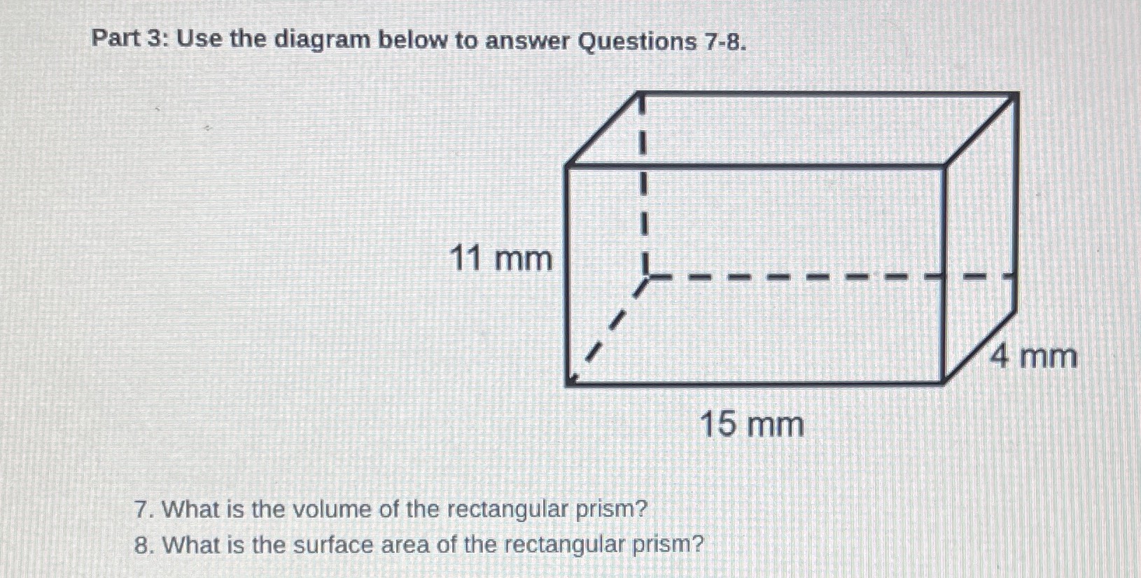 Part 3: Use the diagram below to answer Questions - CameraMath