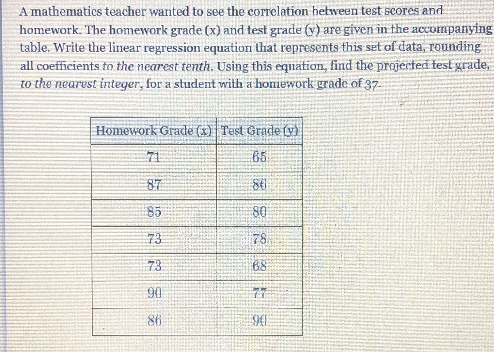 homework increase test scores