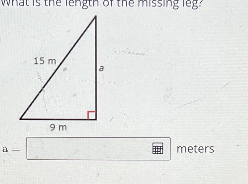 what is the length of the missing leg?