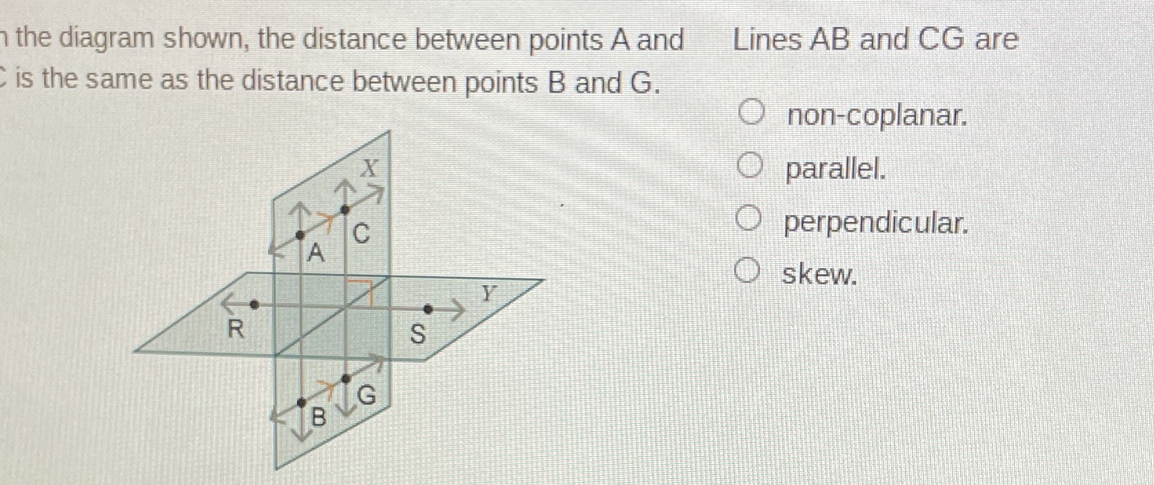 The diagram shown the distance between points cameramath