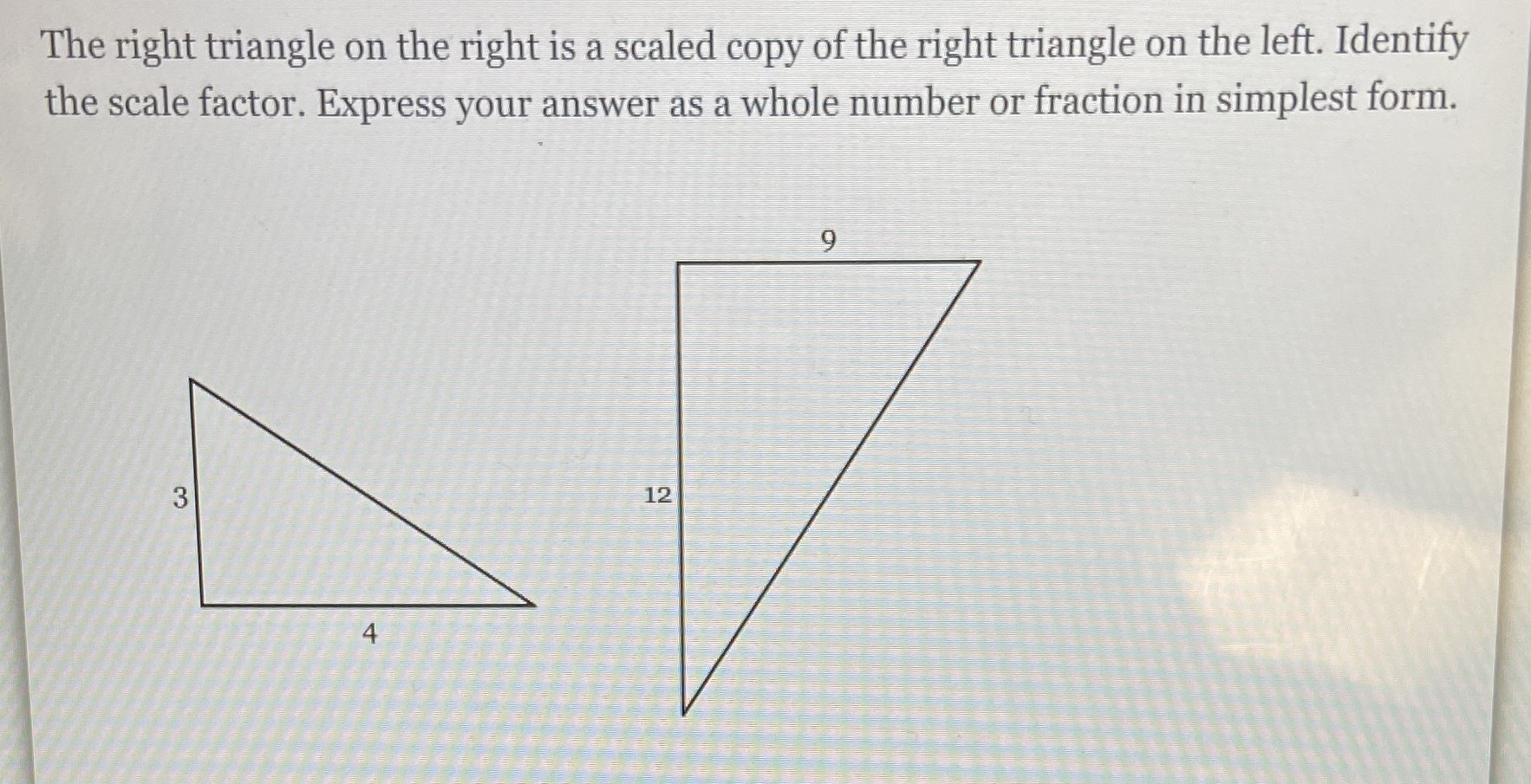 The Right Triangle On The Right Is A Scaled Copy O CameraMath