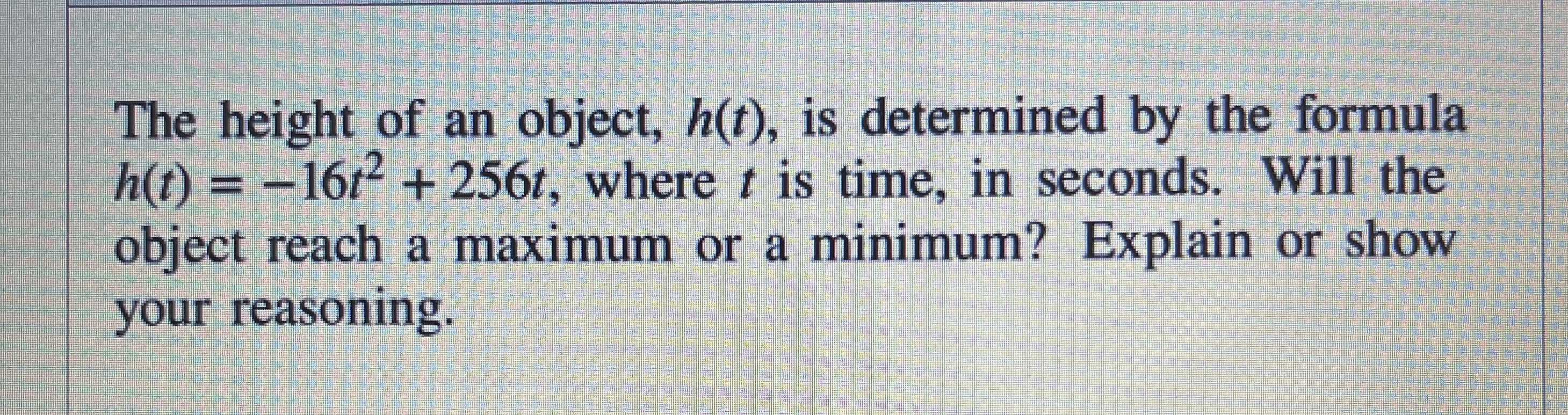 the-height-of-an-object-h-t-is-determined-by-the-formula-h-t-16t