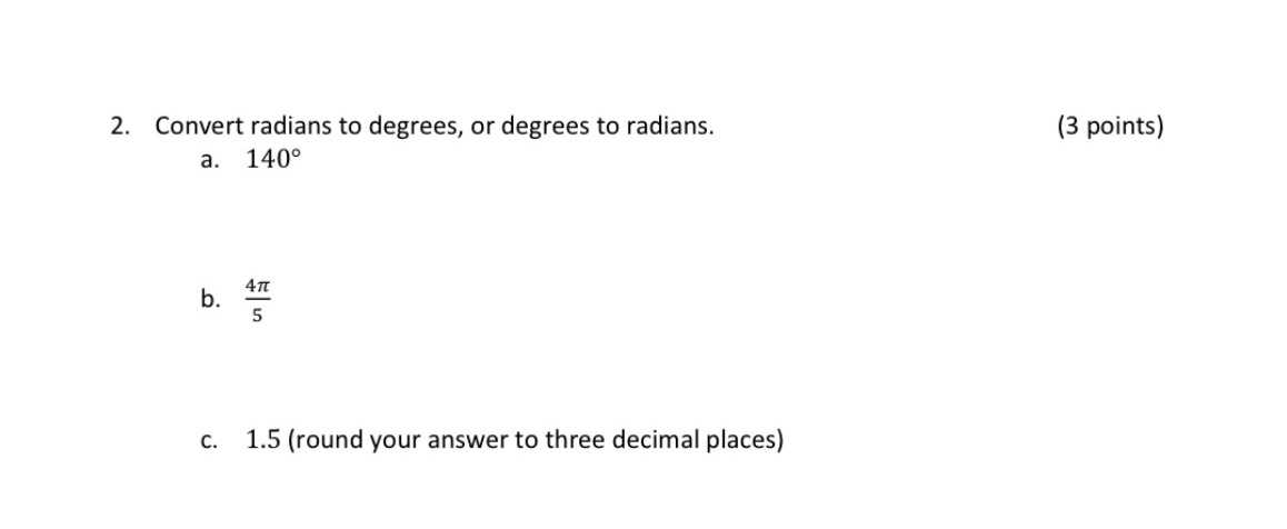 Convert Radians To Degrees Or Degrees To Radians CameraMath