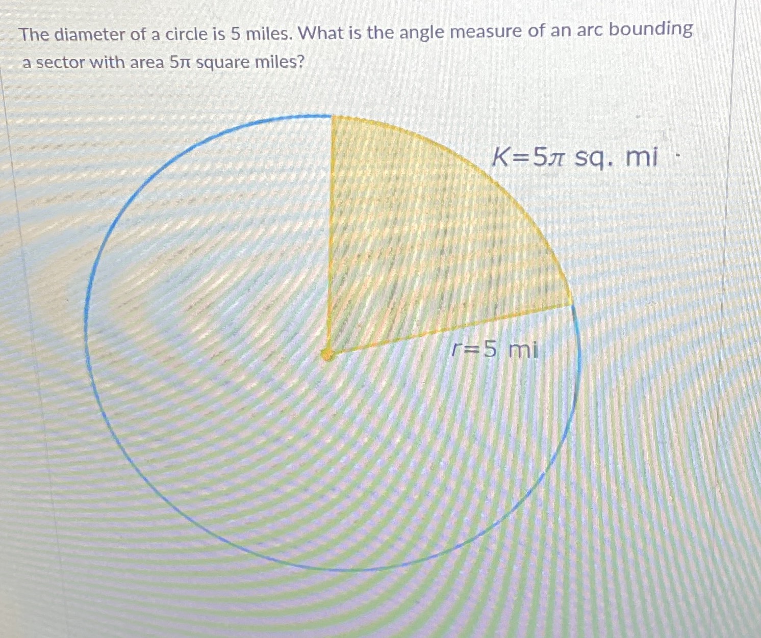 the-diameter-of-a-circle-is-5-miles-what-is-cameramath