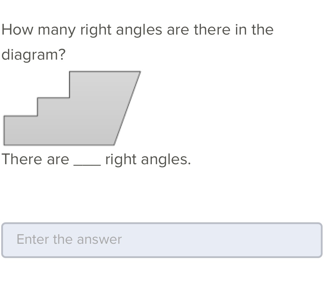 How many right angles are there in the diagram? Th... CameraMath