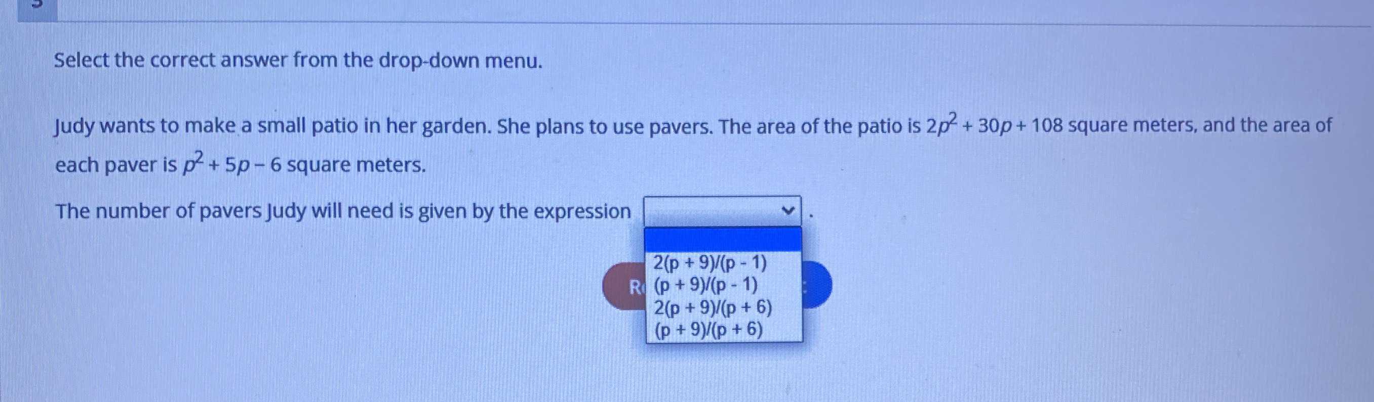 select-the-correct-answer-from-the-drop-down-menu-cameramath