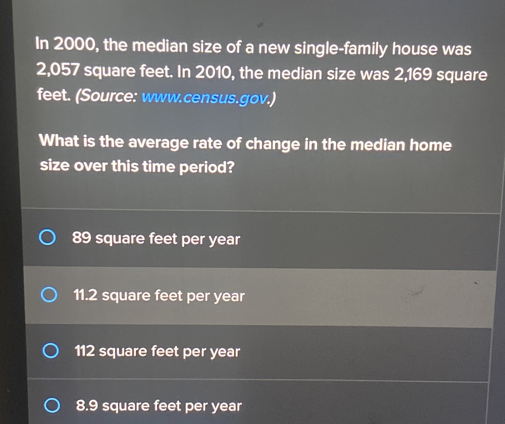 Median House Size Uk