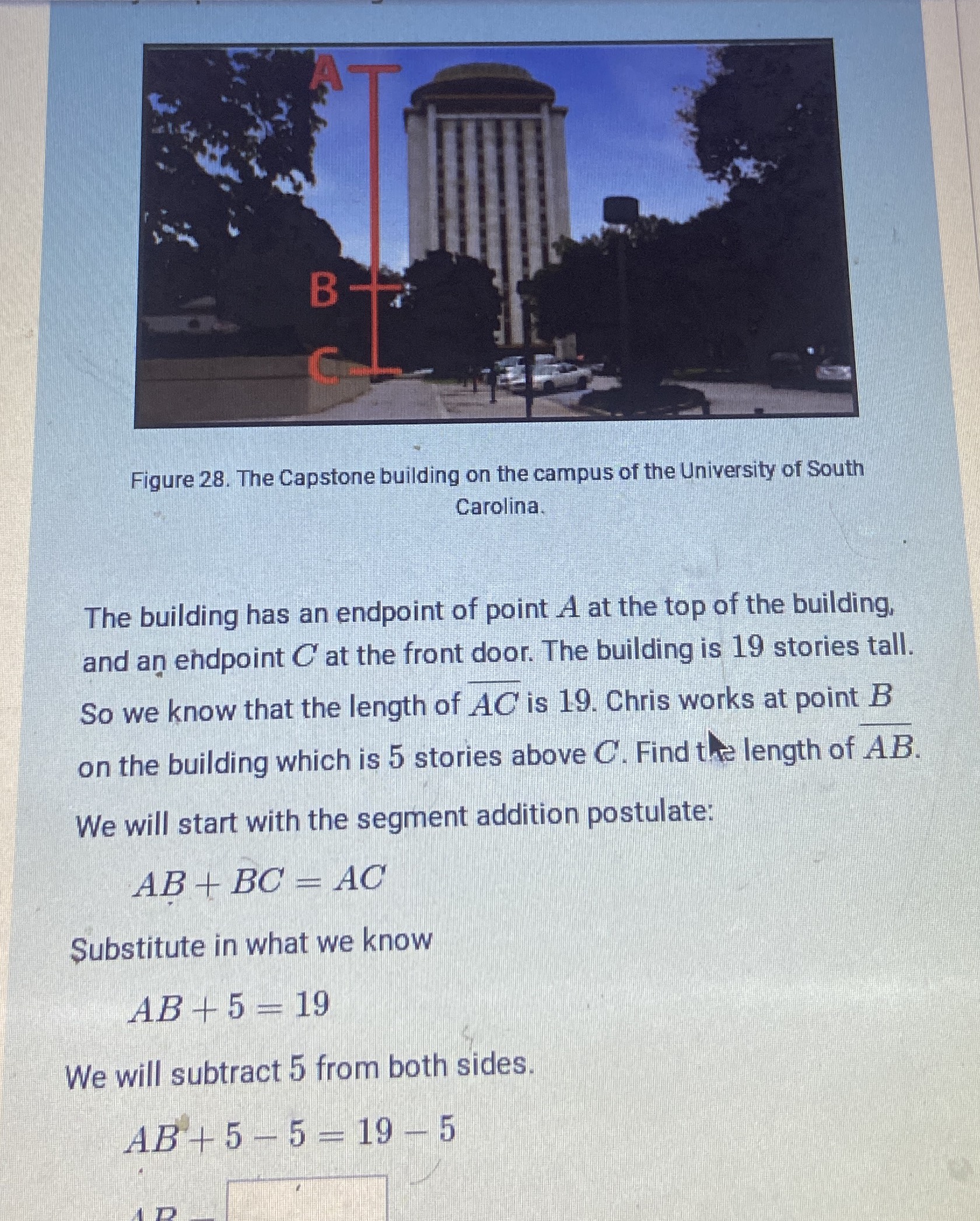 the-building-has-an-endpoint-of-point-a-at-the-top-of-the-building-and