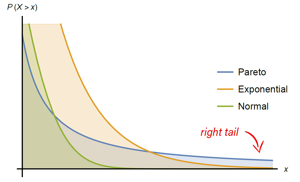 Heavy-tailed distributions