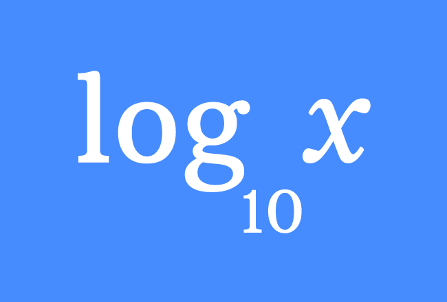 The common logarithm