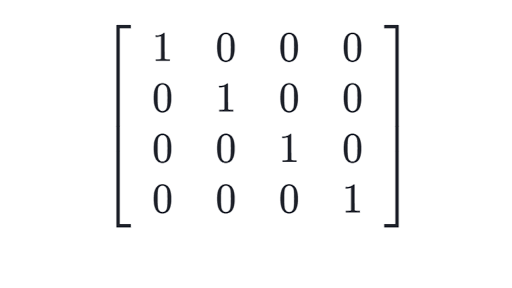 Identity matrix